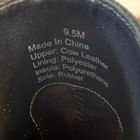 EUC Gibson & Latimer Jada leather platform lug sole booties 9.5 utility punk emo - Picture 11 of 11